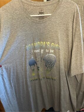 Grandpa's Girl Heather Gray Graphic Tee